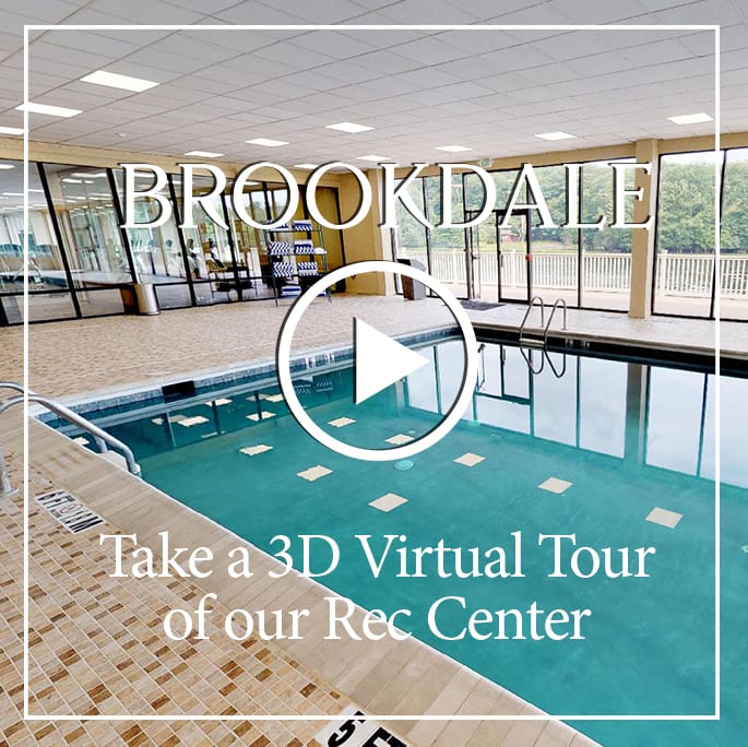 Take a 3D Tour of Brookdale's Rec Center Including an Indoor Pool & Fitness Facility