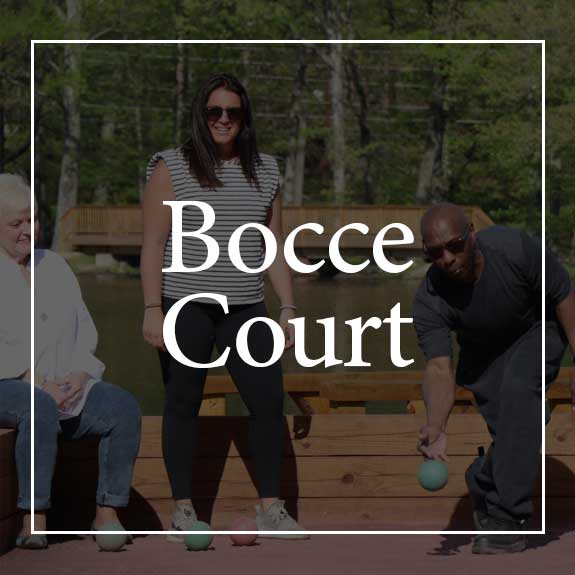 Bocce Court at Brookdale